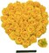 Fake Flower Heads for Craft,3.8" Yellow Rose-36 Pcs Silk Rose Heads, (Yellow, 3.8) 2.7"D x 3.8"W x 2.7"H